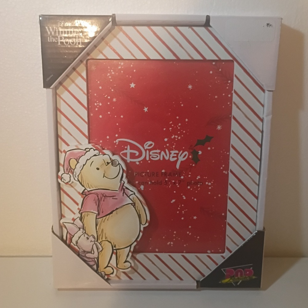 Winnie The Pooh & Piglet Christmas Frame - Disney - Picture Frame - Christmas